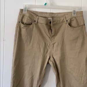 Tan joe boxer push-up skinny jeans